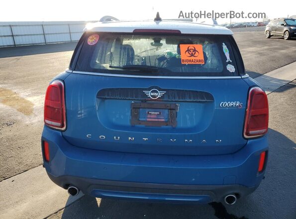 WMZ53BR06P3R02589 2023 MINI COOPER Blue Widok z tyłu
