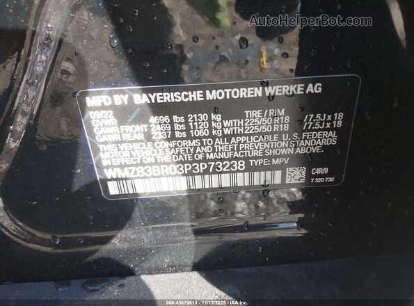 WMZ83BR03P3P73238 2023 MINI COUNTRYMAN Black Engine compartment view