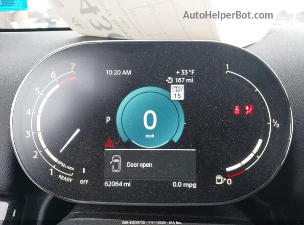 WMZ83BR0XP3P87475 2023 MINI COUNTRYMAN Silver Вид задніх сидінь