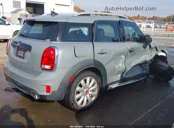 WMZYT3C57K3E97765 2019 MINI COUNTRYMAN Серебряный Задняя правая четверть