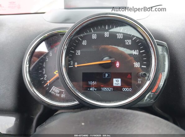 WMZYT5C50K3G95065 2019 MINI COUNTRYMAN Red უკანა სავარძლების ხედი