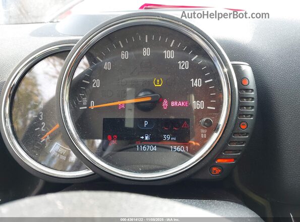 WMZYV5C37H3E01629 2017 MINI COUNTRYMAN Black Widok tylnych siedzeń