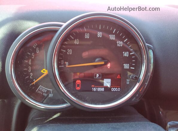 WMZYW7C07L3L09103 2020 MINI COOPER Red Սարքավորումների վահանակի տեսք