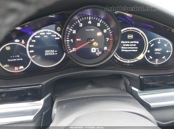 WP0AA2A71LL103195 2020 PORSCHE PANAMERA Blue Вид задніх сидінь