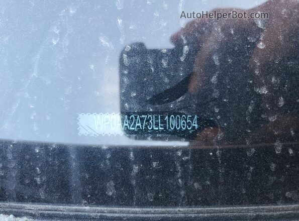 WP0AA2A73LL100654 2020 PORSCHE PANAMERA Silver Engine compartment view