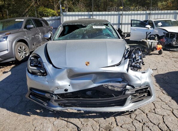 WP0AA2A73LL100654 2020 PORSCHE PANAMERA Silver Front view