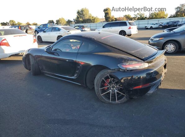 WP0AA2A88JK260346 2018 PORSCHE CAYMAN Black Tył lewy
