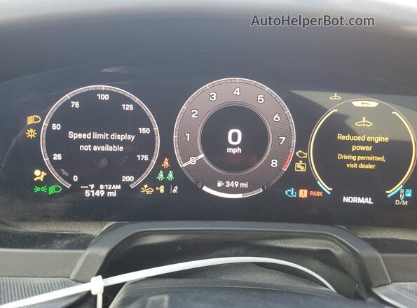 WP0AA2A94SS206147 2025 PORSCHE 911 Серебряный Вид щитка приборов