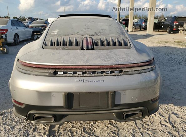 WP0AA2A94SS206147 2025 PORSCHE 911 Серебряный Вид сзади