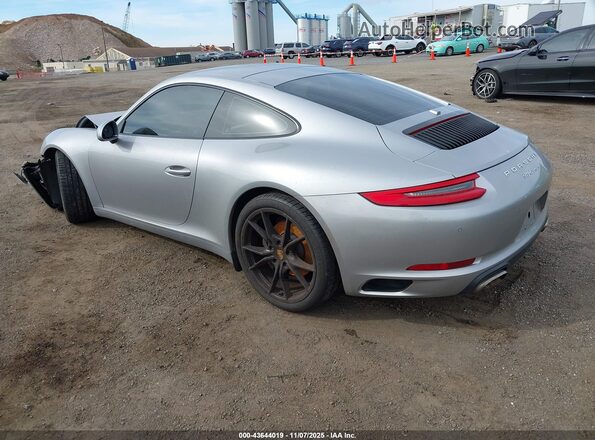 WP0AA2A97HS106276 2017 PORSCHE 911 Silver Tył lewy