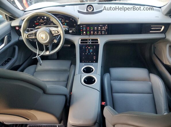 WP0AA2Y10NSA15249 2022 PORSCHE TAYCAN Blue Dashboard view