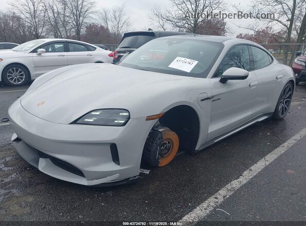 WP0AA2Y10SSA11682 2025 PORSCHE TAYCAN Gray Передня ліва чверть