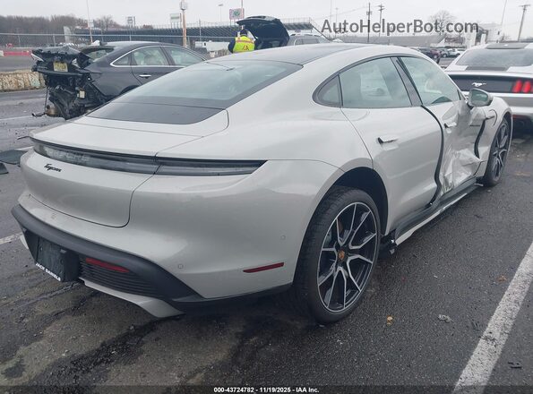 WP0AA2Y10SSA11682 2025 PORSCHE TAYCAN Gray Задня права чверть