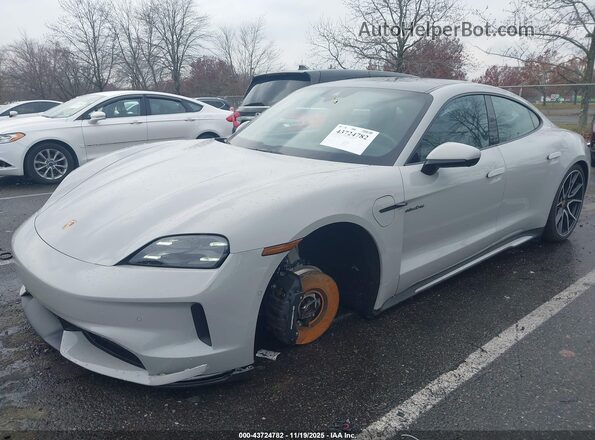WP0AA2Y10SSA11682 2025 PORSCHE TAYCAN Gray Вид спереду