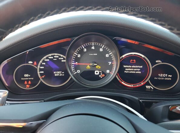 WP0AB2A74ML139235 2021 PORSCHE PANAMERA Blue Вид щитка приладів