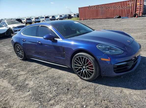 WP0AB2A74ML139235 2021 PORSCHE PANAMERA Blue Передня права чверть