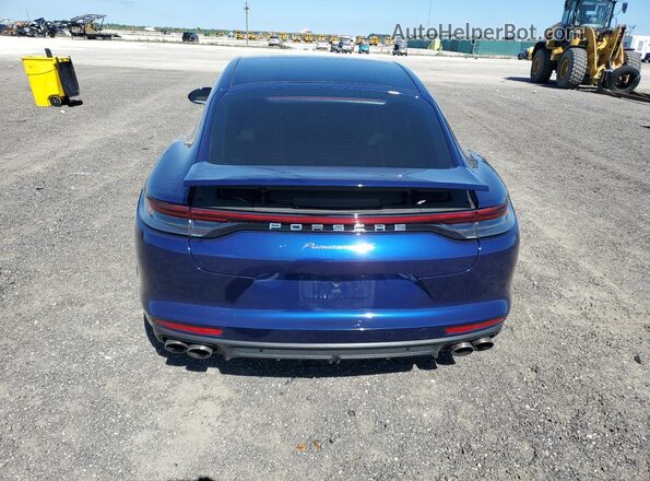 WP0AB2A74ML139235 2021 PORSCHE PANAMERA Blue Вид ззаду