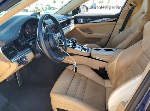 WP0AB2A74ML139235 2021 PORSCHE PANAMERA Blue Вид салону спереду