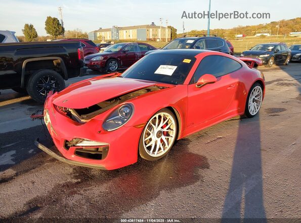 WP0AB2A96JS122326 2018 PORSCHE 911 Orange წინა მარცხენა ხედი სამი მეოთხედიდან