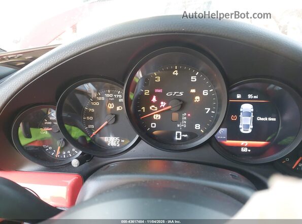 WP0AB2A96JS122326 2018 PORSCHE 911 Orange უკანა სავარძლების ხედი