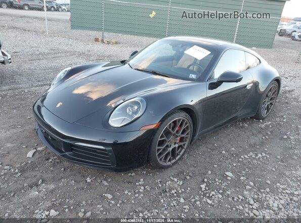 WP0AB2A9XLS226563 2020 PORSCHE 911 Черный Передняя левая четверть