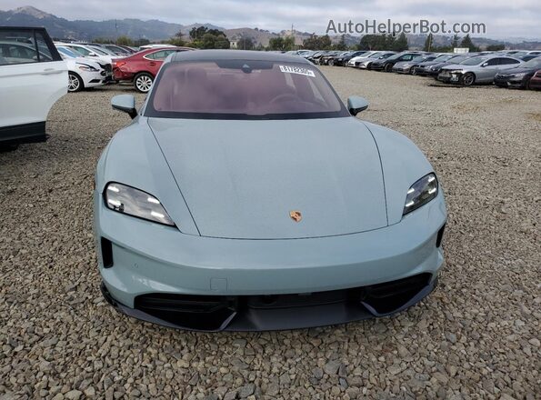 WP0AB2Y10SSA41603 2025 PORSCHE TAYCAN Teal Vista frontal