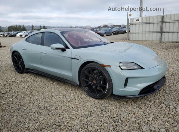 WP0AB2Y10SSA41603 2025 PORSCHE TAYCAN Teal Delantero derecho