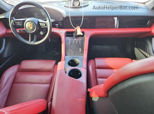 WP0AB2Y11MSA44545 2021 PORSCHE TAYCAN White Widok deski rozdzielczej