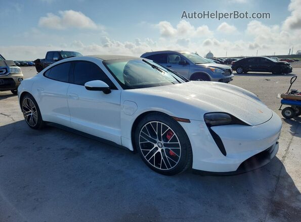 WP0AB2Y11MSA44545 2021 PORSCHE TAYCAN White Przód prawy