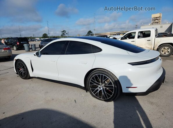 WP0AB2Y11MSA44545 2021 PORSCHE TAYCAN White Tył lewy
