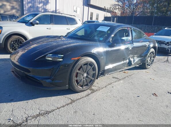 WP0AB2Y14MSA43521 2021 PORSCHE TAYCAN Black Передня ліва чверть