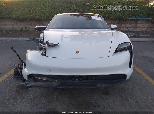 WP0AB2Y17MSA41780 2021 PORSCHE TAYCAN White Առջևի վահանակի տեսք