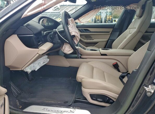 WP0AB2Y19NSA45301 2022 PORSCHE TAYCAN Gray წინა სალონის ხედი