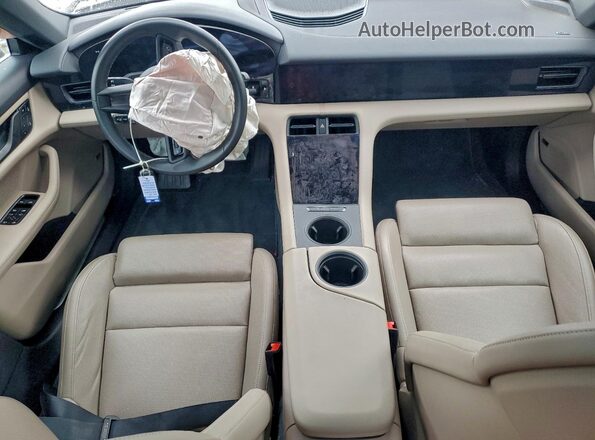 WP0AB2Y19NSA45301 2022 PORSCHE TAYCAN Gray წინა პანელის ხედი