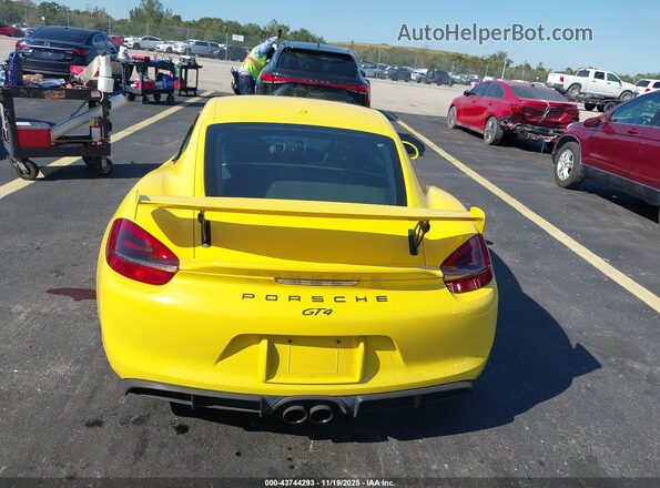 WP0AC2A8XGK191243 2016 PORSCHE CAYMAN Желтый 