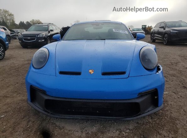 WP0AC2A94NS268310 2022 PORSCHE 911 Blue წინა ხედი