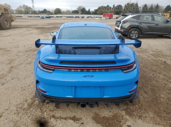 WP0AC2A94NS268310 2022 PORSCHE 911 Blue უკანა ხედი