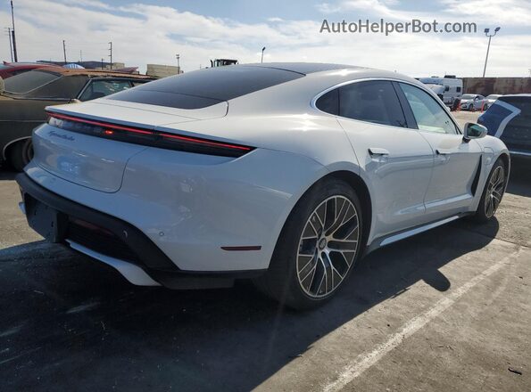 WP0AC2Y15LSA71047 2020 PORSCHE TAYCAN White უკანა მარჯვენა