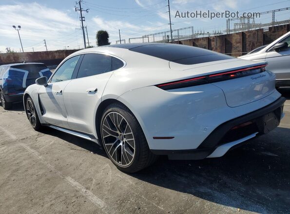 WP0AC2Y15LSA71047 2020 PORSCHE TAYCAN White უკანა მარცხენა