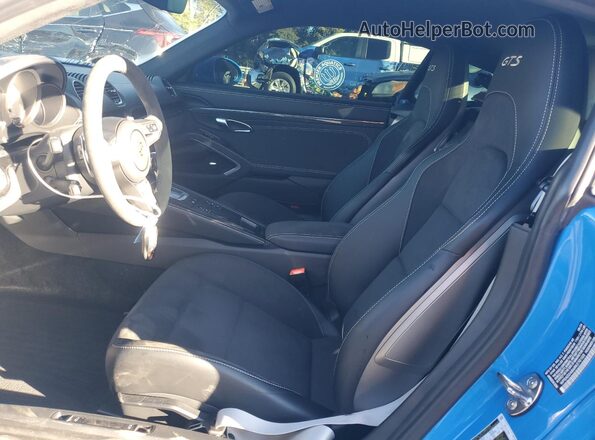 WP0AD2A86RK270103 2024 PORSCHE CAYMAN Blue Front interior view