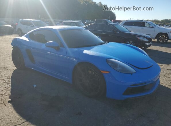 WP0AD2A86RK270103 2024 PORSCHE CAYMAN Blue Front right