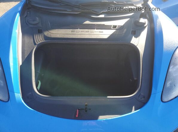 WP0AD2A86RK270103 2024 PORSCHE CAYMAN Blue Rear interior view