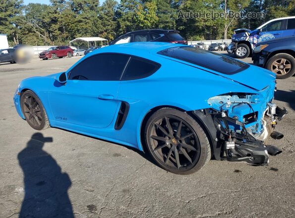 WP0AD2A86RK270103 2024 PORSCHE CAYMAN Blue Rear left