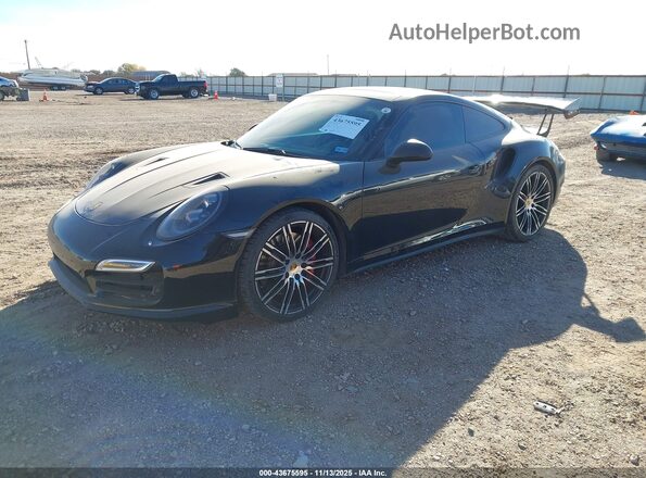 WP0AD2A91GS166320 2016 PORSCHE 911 Black Առջևի ձախ երեք քառորդ տեսարան