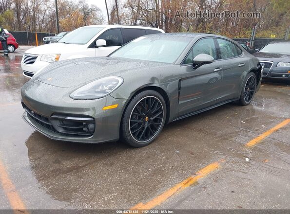 WP0AJ2A74PL102483 2023 PORSCHE PANAMERA Dark Brown Առջևի ձախ երեք քառորդ տեսարան