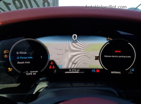 WP0CA2A91SS235646 2025 PORSCHE 911 White Vista del cuadro de instrumentos