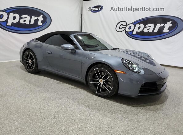 WP0CA2A92SS235638 2025 PORSCHE 911 Gray Delantero derecho
