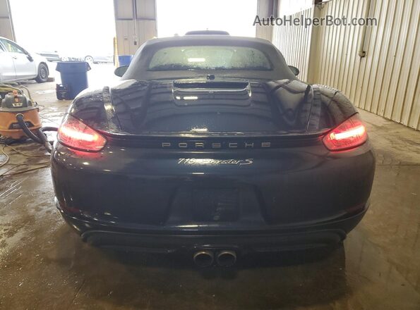 WP0CB2A82HS240982 2017 PORSCHE BOXSTER Blue Rear view