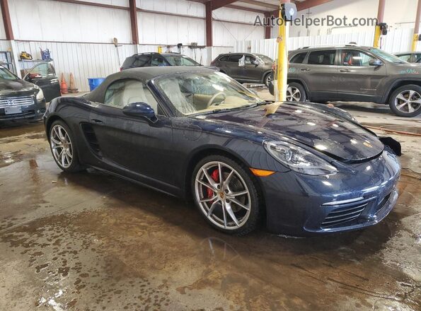 WP0CB2A82HS240982 2017 PORSCHE BOXSTER Blue Front right