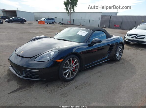 WP0CB2A89HS241269 2017 PORSCHE BOXSTER Black Przód lewy